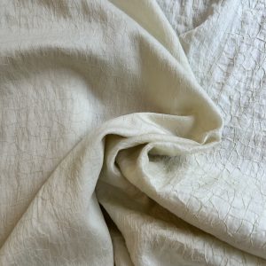 Jacquard tencel off-white