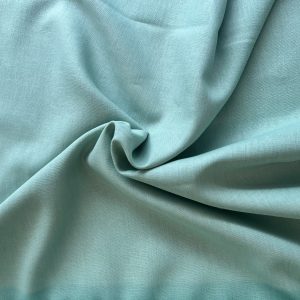 Linnen rayon appelblauwzeegroen