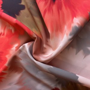 Travel bedrukt met rode en roze details