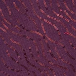Breigoed met paillet Burgundy