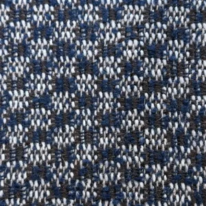 Mantel met blauw en bruine tinten