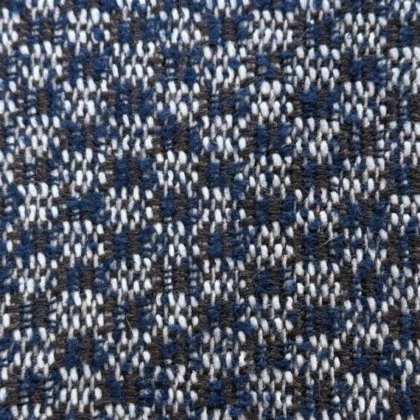 Mantel met blauw en bruine tinten