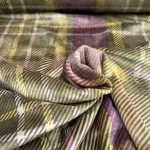 Velours met ruit