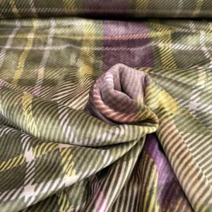 Velours met ruit